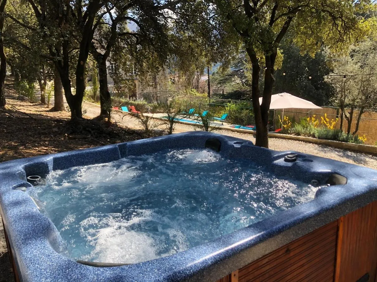 Chambre La Duchesse 800m centre Nyons - SPA - Piscine chauffée - Jacuzzi - Sauna - Massage France